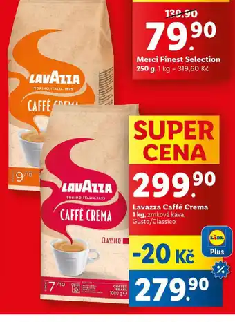 Lidl Lavazza Caffé Crema nabídka