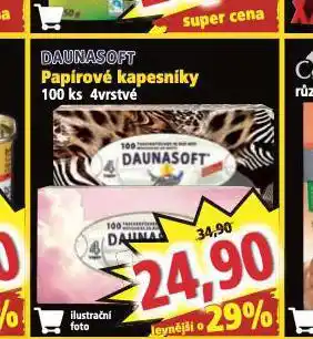 Norma Daunasoft papírové kapesníky nabídka