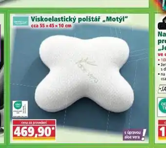 Norma Viskoelastický polštář motýl nabídka