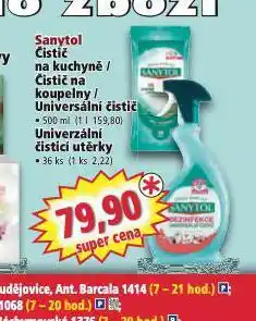 Norma Sanytol čistič na kuchyně nabídka