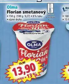 Norma Olma florian smetanový nabídka