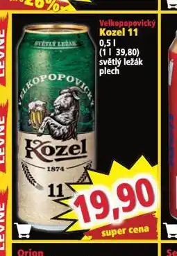 Norma Pivo velkopopovický kozel 11 nabídka