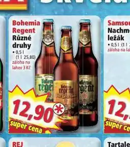 Norma Pivo bohemia regent nabídka