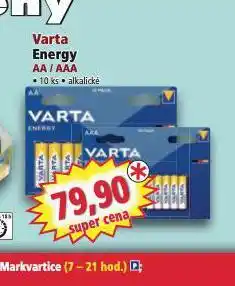 Norma Varta energy baterie nabídka