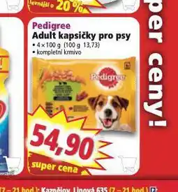 Norma Pedigree adult kapsičky pro psy nabídka