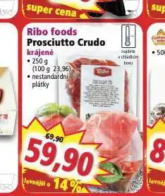 Norma Ribo foods prosciutto crudo nabídka