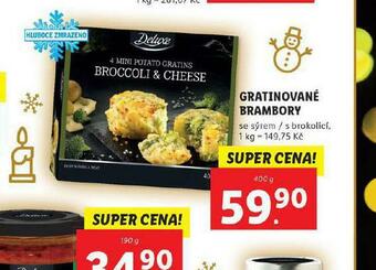 Lidl Gratinované brambory nabídka