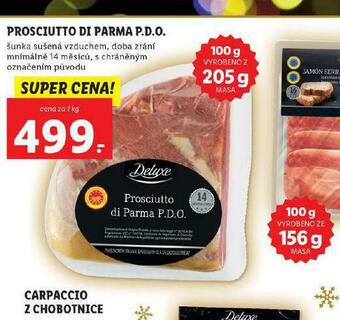 Lidl Prosciutto di parma p.d.o. nabídka