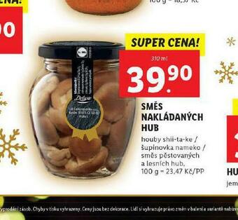 Směs nakládaných hub