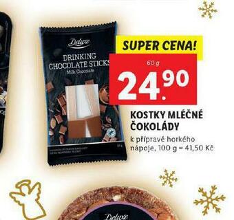 Lidl Kostky mléčné čokolády nabídka