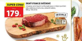 Lidl Irský steak ze svíčkové nabídka