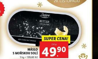 Lidl Máslo s mořskou solí nabídka