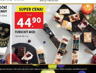 Lidl Turecký med nabídka