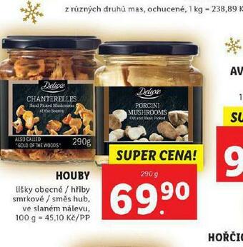 Lidl Houby nabídka