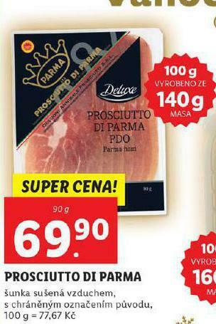 Lidl Prosciutto di parma nabídka