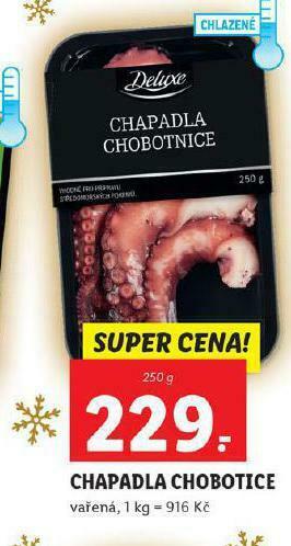 Lidl Chapadla chobotnice nabídka