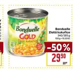 Billa Bonduelle Zlatá kukuřice 340/285 g nabídka