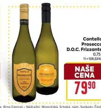 Billa Contello Prosecco D.O.C. Frizzante 0,75l nabídka