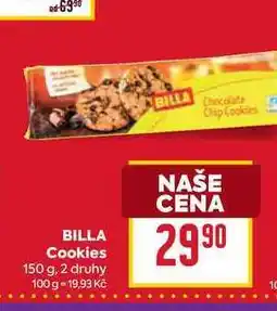 Billa BILLA Cookies 150 g nabídka