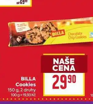 Billa BILLA Cookies 150 g nabídka