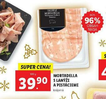 Lidl Mortadella s lanýži a pistáciemi nabídka