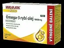 Benu Walmark Omega-3 FORTE rybí olej 1000 mg 120 + 60 tobolek nabídka