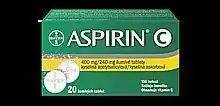 Benu Aspirin C 400 mg/240 mg 20 šumivých tablet nabídka