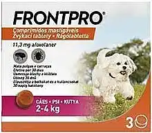 Benu FRONTPRO antiparazitární žvýkací tablety pro psy (2−4 kg) 3 tablety nabídka