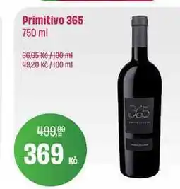 BonVeno Primitivo 365 750 ml nabídka