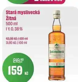 BonVeno Stará myslivecká Žitná 500 ml IY.0.38% nabídka