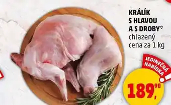 Penny Market KRÁLÍK S HLAVOU A S DROBY chlazený, 1 kg nabídka