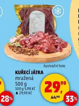 Penny Market KUŘECÍ JÁTRA mražená, 500 g nabídka