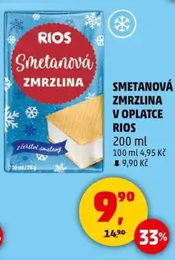 Penny Market SMETANOVÁ ZMRZLINA V OPLATCE RIOS, 200 ml nabídka