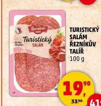 Penny Market TURISTICKÝ SALÁM ŘEZNÍKŮV TALÍŘ, 100 g nabídka