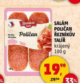 Penny Market SALÁM POLIČAN ŘEZNÍKŮV TALÍŘ krájený, 100 g nabídka