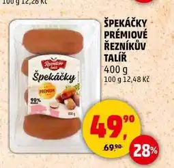 Penny Market ŠPEKÁČKY PRÉMIOVÉ ŘEZNÍKŮV TALÍŘ, 400 g nabídka