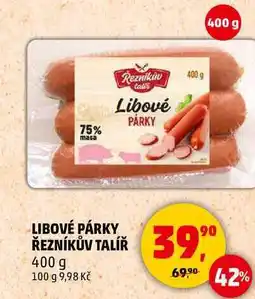 Penny Market LIBOVÉ PÁRKY ŘEZNÍKŮV TALÍŘ, 400 g nabídka