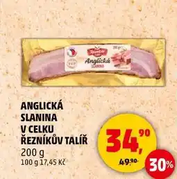 Penny Market ANGLICKÁ SLANINA V CELKU ŘEZNÍKŮV TALÍŘ, 200 g nabídka