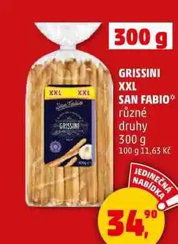 Penny Market GRISSINI XXL SAN FABIO různé druhy, 300 g nabídka