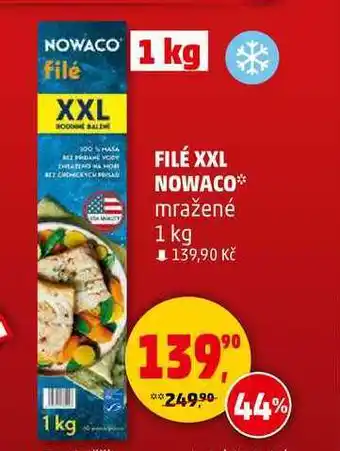 Penny Market Nowaco filé xxl mražené, 1 kg nabídka