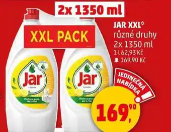 Penny Market JAR XXL různé druhy, 2x 1350 ml nabídka