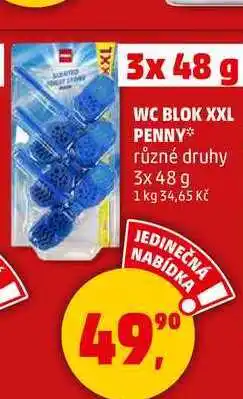 Penny Market WC BLOK XXL PENNY různé druhy, 3x 48 g nabídka