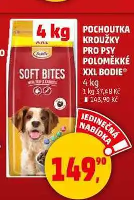 Penny Market POCHOUTKA KROUŽKY PRO PSY POLOMĚKKÉ XXL BODIE, 4 kg nabídka