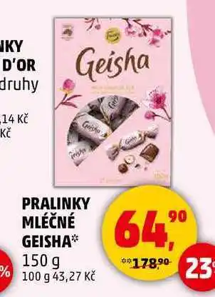 Penny Market PRALINKY MLÉČNÉ GEISHA, 150 g nabídka