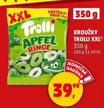 Penny Market KROUŽKY TROLLI XXL, 350 g nabídka