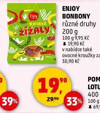 Penny Market ENJOY BONBONY různé druhy, 200 g nabídka