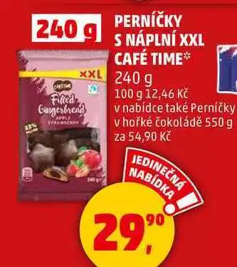 Penny Market PERNÍČKY S NÁPLNÍ XXL CAFÉ TIME, 240 g nabídka