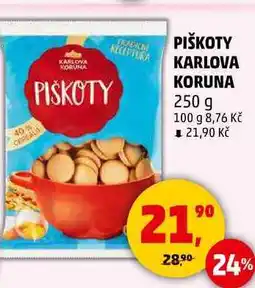 Penny Market PIŠKOTY KARLOVA KORUNA, 250 g nabídka