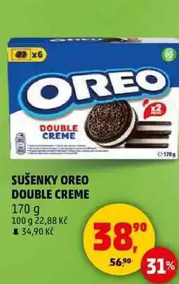 Penny Market SUŠENKY OREO DOUBLE CREME, 170 g nabídka