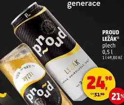 Penny Market PROUD LEŽÁK plech, 0,5 l nabídka